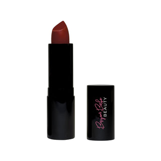 Bonjour Babe Beauty Luxury Cream Lipstick - Runway Red | Hydrating, High-Pigment Lip Color with a Satin Finish