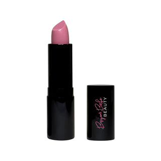Bonjour Babe Beauty Luxury Cream Lipstick - Precious Pink | Hydrating, High-Pigment Lip Color with a Satin Finish
