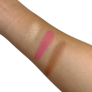 Bonjour Babe Beauty Pro Cheek Palette Pop | 3-in-1 Contour, Blush & Highlighter Palette