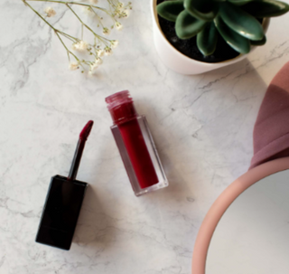 Bonjour Babe Beauty Matte Lip Stain - Pink Peach | Long-Lasting, Hydrating Lip Color with a Velvet Finish