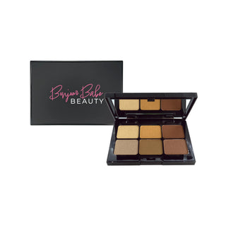 Bonjour Babe Beauty Eyeshadow Palette - Caramel Kiss | 6 High Pigmented Shades for Everyday Glam
