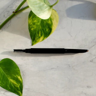 Bonjour Babe Beauty Automatic Eyebrow Pencil - Taupe | Dual-Tip Brow Definer for Natural-Looking Brows