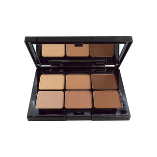 Bonjour Babe Beauty Eyeshadow Palette - Caramel Kiss | 6 High Pigmented Shades for Everyday Glam