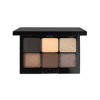 Bonjour Babe Beauty Eyeshadow Palette - Dark Storm | 6 High Pigmented Shades for Everyday Glam